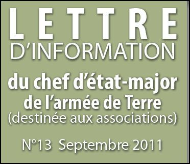 LETTRE D’INFORMATION du chef d’état-major de l’armée de Terre