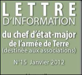 LETTRE D’INFORMATION du chef d’état-major de l’armée de Terre