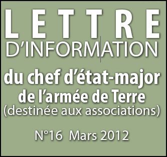 LETTRE D’INFORMATION du chef d’état-major de l’armée de Terre