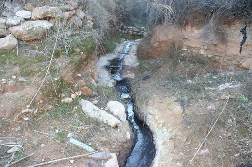 بني أوليشك / الدريوش : مخلفات معصرة زيتون " حديفة " تحول حياة عدد من الأسر إلى جحيم بجماعة وردانة