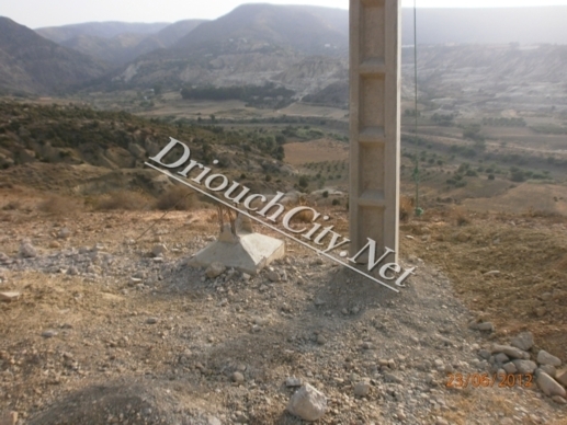 إقليم الدريوش / جماعة أولاد أمغار تمسمان:تساقط الأعمدة الكهربائية وONE في نوم عميق ( صور ) إقليم الدريوش / جماعة أولاد أمغار تمسمان:تساقط الأعمدة الكهربائية وONE في نوم عميق ( صور )