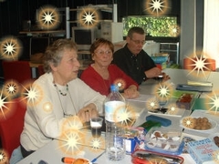 Renée, christiane et René le 18 décembre 2006. Renée, christiane et René le 18 décembre 2006.