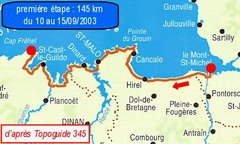 Cartes des onze étapes Cartes des onze étapes