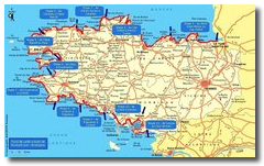 Carte de la randonnée Carte de la randonnée
