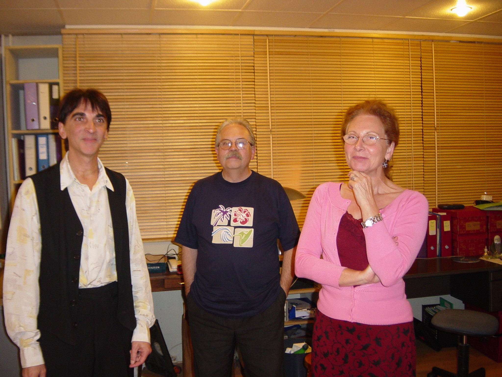 Fidel, François et Claire sept 2004 Fidel, François et Claire sept 2004