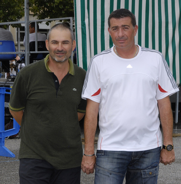 Les vainqueurs du doublette du Grand Prix L.Chazeau : Patrick Fara et Thierry Villiem