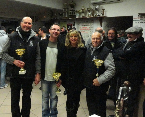 Les vainqueurs  de l'édition 2012