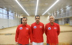 Les vainqueurs de l'édition 2012 du trophée des As :Thierry Terreno ,Anthony Kerfah et Marcel Egret