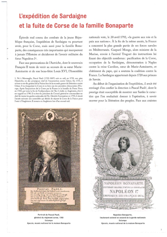 LE PREMIER COMBAT DE BONAPARTE. Mémoire oubliée : un vaisseau de l'expédition de Sardaigne LE PREMIER COMBAT DE BONAPARTE. Mémoire oubliée : un vaisseau de l'expédition de Sardaigne