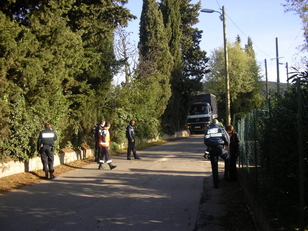 Accident sur le chemin des Maures et des Adrets