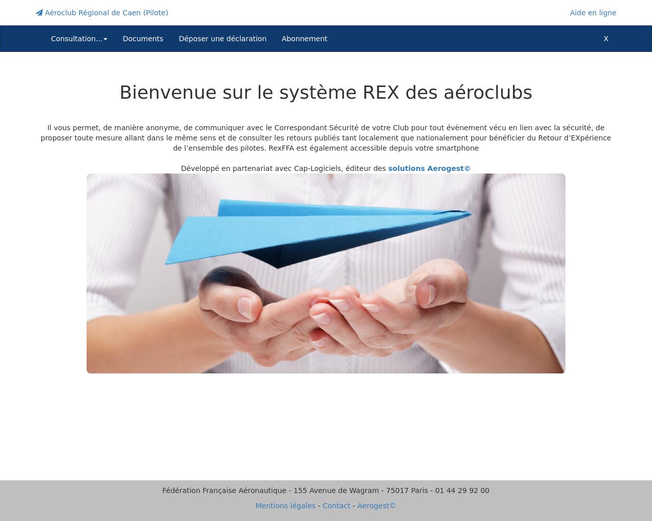 REXFFA ACRC (Remontée incidents pilotes ACRC) REXFFA ACRC (Remontée incidents pilotes ACRC)