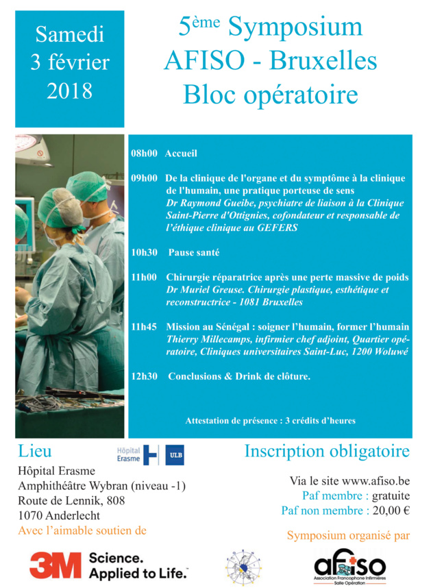 Les présentations du 5ème Symposium de la régionale AFISO Bruxelles sont disponibles