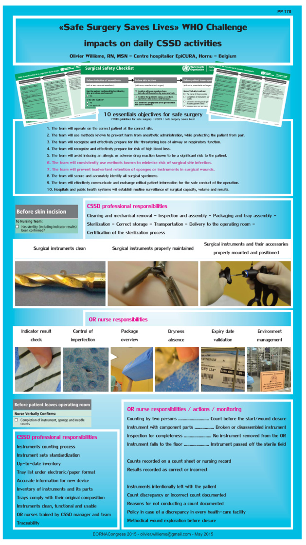 Award du meilleur poster 2015 à EORNACongress