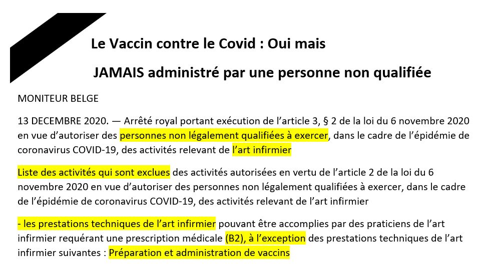 Il y a quelques années l'administration d'un vaccin par une infirmière était interdite sans présence d'un médecin et maintenant n'importe qui peut vacciner. Avant de vous faire vacciner, demandez la qualification de la personne