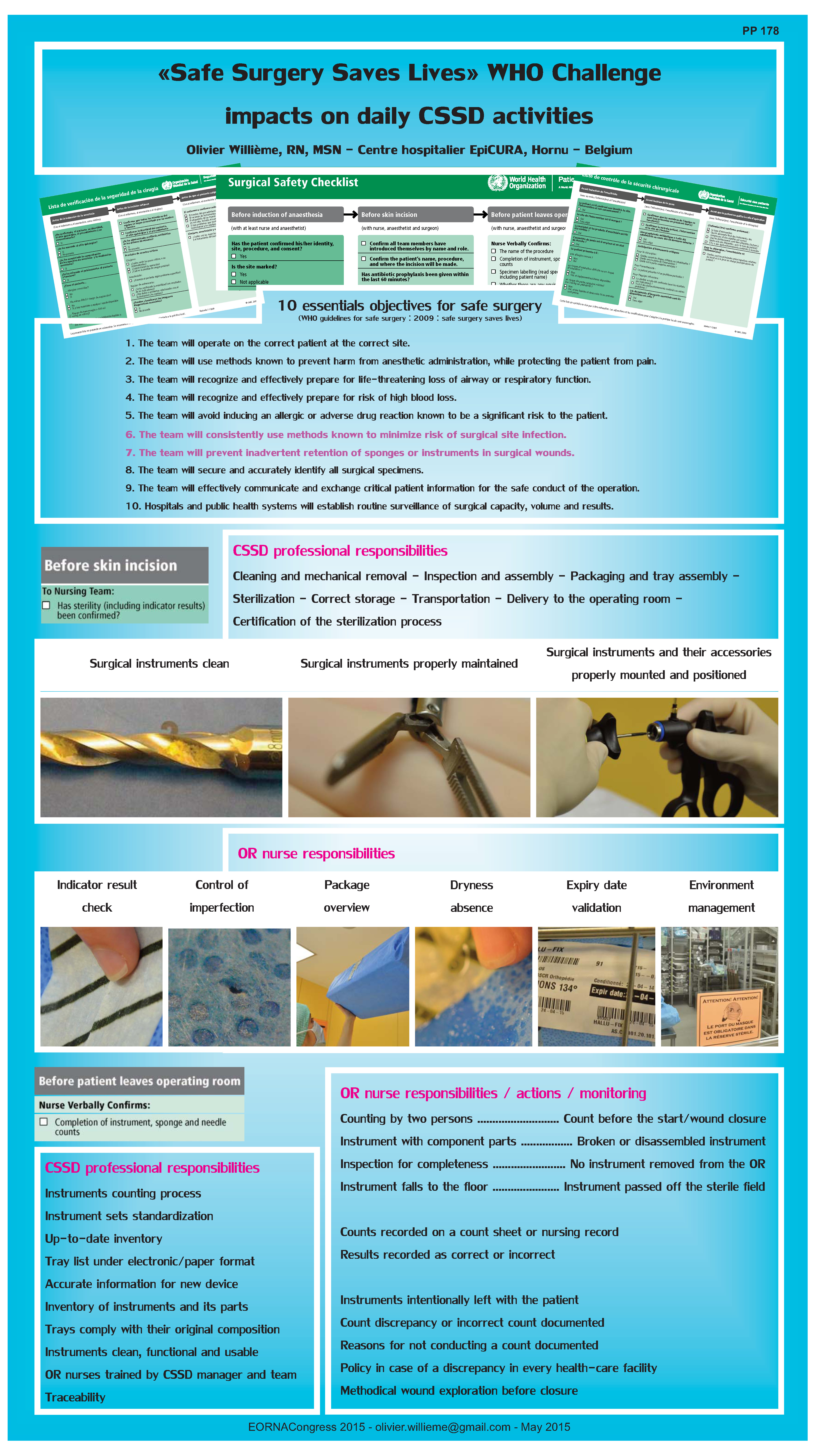 Award du meilleur poster 2015 à EORNACongress