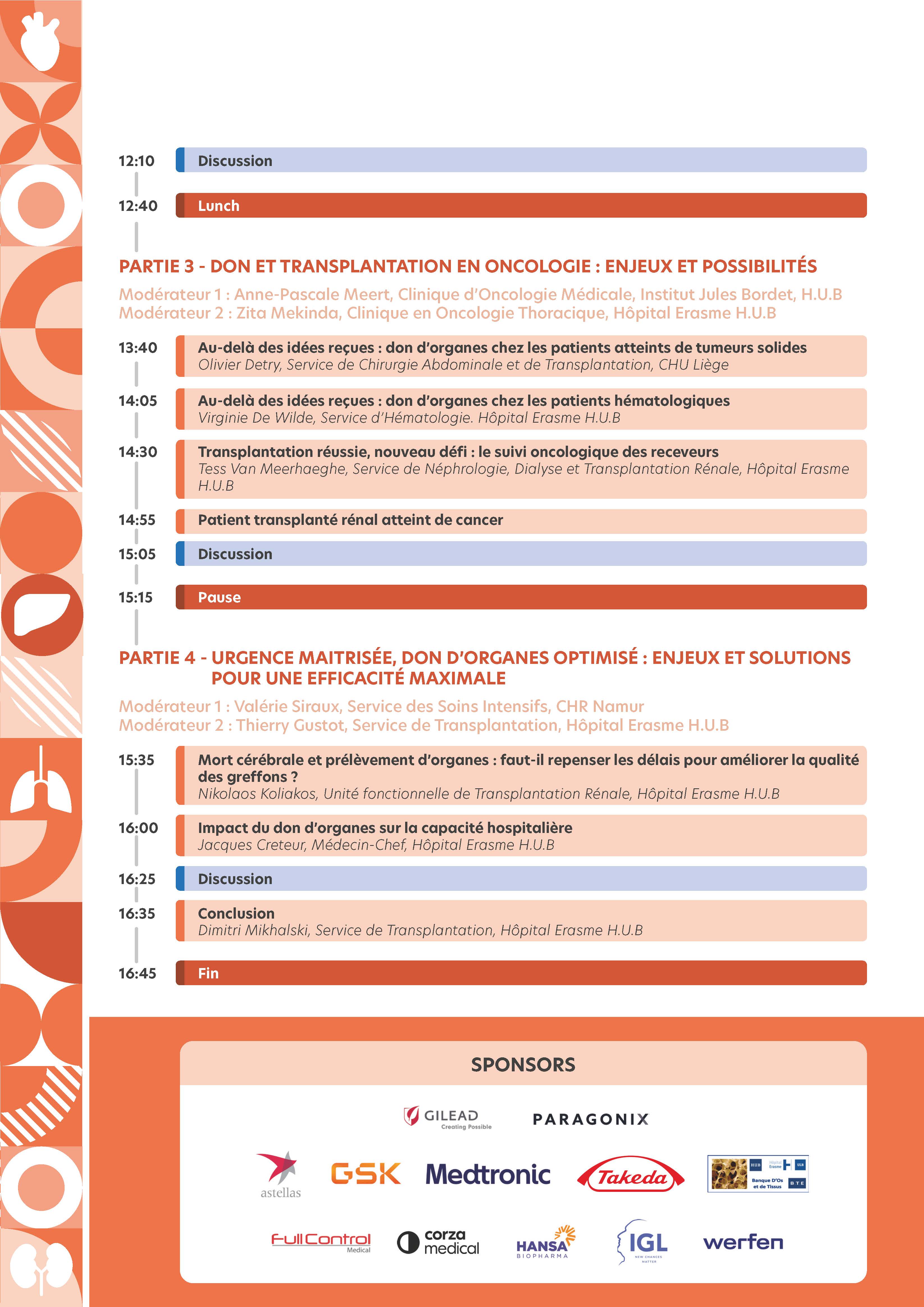 Jeudi 27 novembre à Bruxelles - 11e SYMPADOT – Du don d’organes à la transplantation