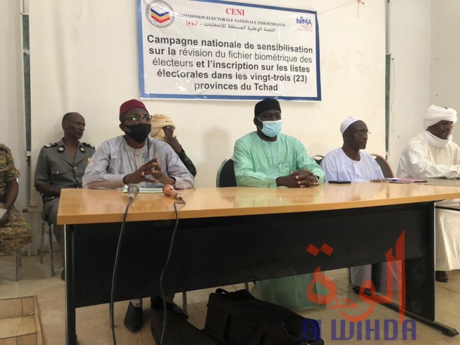 Tchad : une participation massive au recensement électoral attendue au Wadi Fira. © Alwihda Info