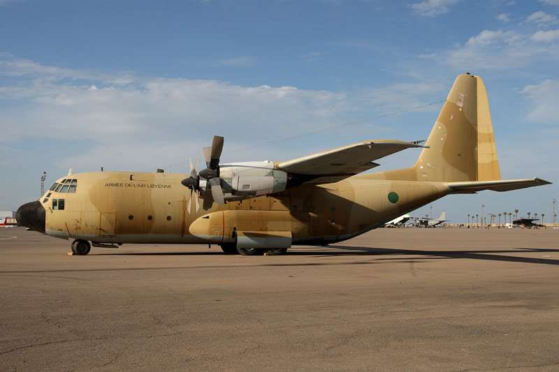 Un c-130 de l'armée de l'air libyenne. Crédit photo : Sources
