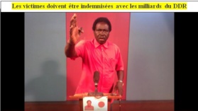 Fidèle Gouandjika, militant du CCPR Fidèle Gouandjika, militant du CCPR