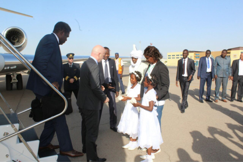 Tchad : La visite en images du patron de la FIFA