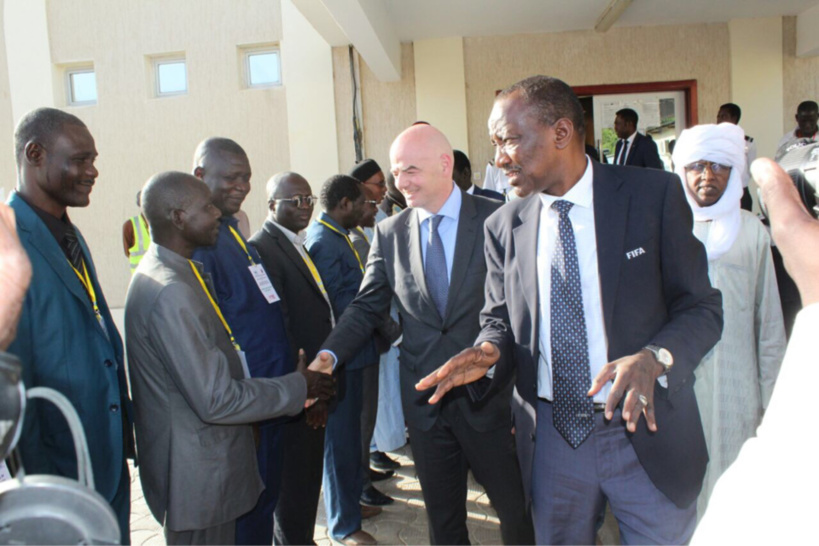 Tchad : La visite en images du patron de la FIFA Tchad : La visite en images du patron de la FIFA