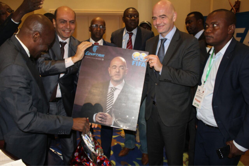 Tchad : La visite en images du patron de la FIFA