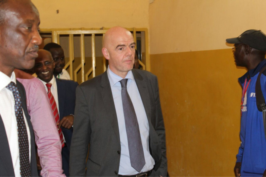 Tchad : La visite en images du patron de la FIFA