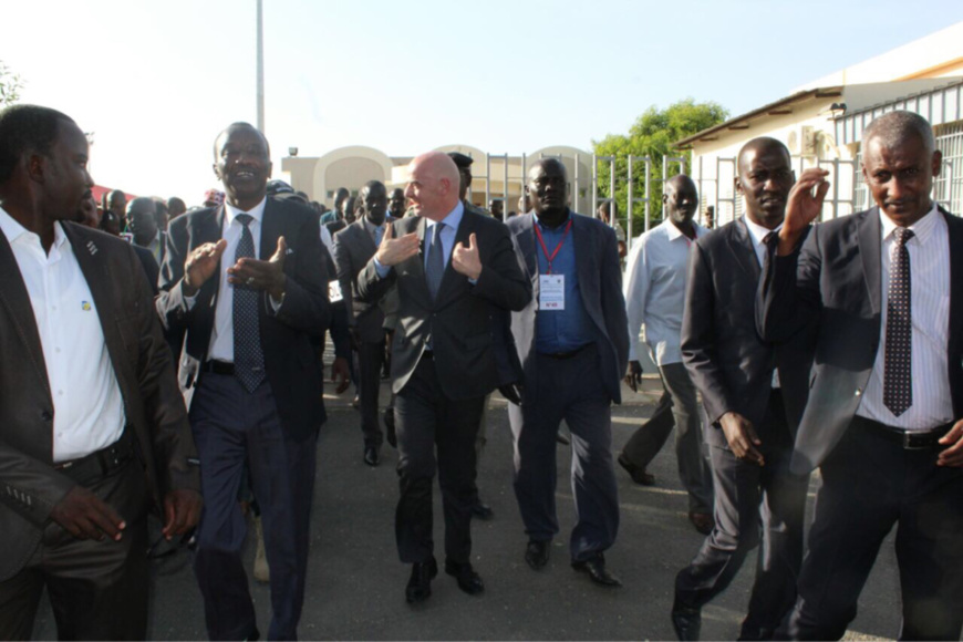 Tchad : La visite en images du patron de la FIFA