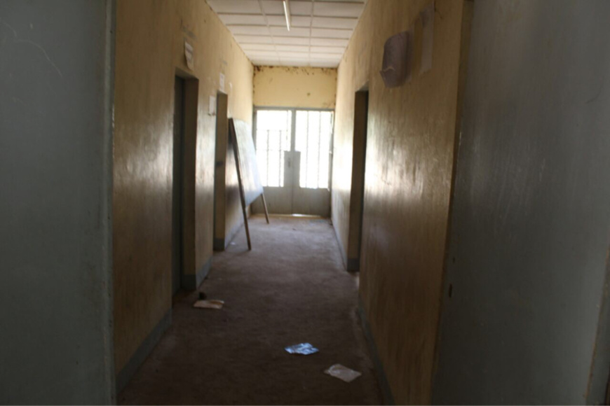 Un couloir du lycée de Walia aujourd'hui. Alwihda Info/D.W.