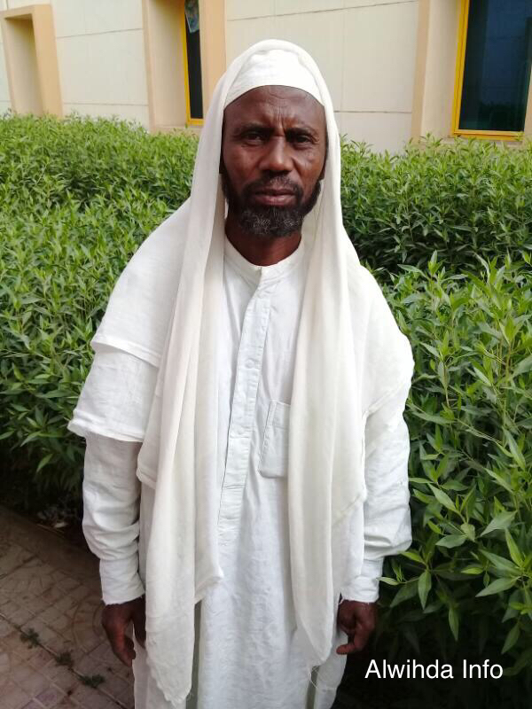 Moussa Moumine, marabout de son état, âgé de 50 ans, père du nouveau né qui a été enlevé pendant près de 72 heures de l'hôpital de la mère et de l'enfant.