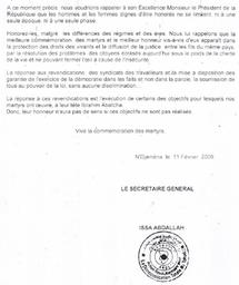 Tchad :  Commemoration de la mort du martyr IBrahim Abtcha