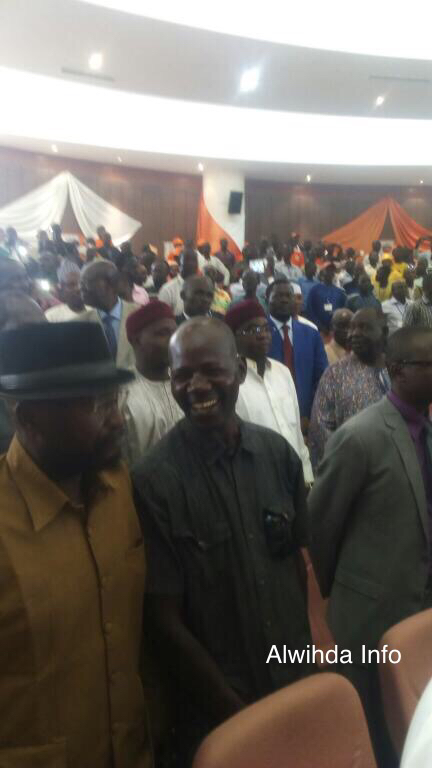 Des militants de L'UNDR, aujourd'hui à la maison de la femme. Alwihda Info