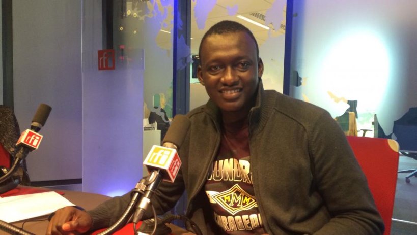 Nadjo Kaïna, porte-parole du mouvement citoyen IYINA. RFI/Florence Morice Nadjo Kaïna, porte-parole du mouvement citoyen IYINA. RFI/Florence Morice