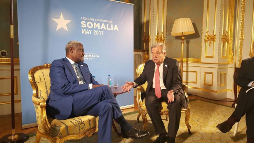 Consultations de haut niveau de Moussa Faki en marge de la Conférence de Londres sur la Somalie. Consultations de haut niveau de Moussa Faki en marge de la Conférence de Londres sur la Somalie.