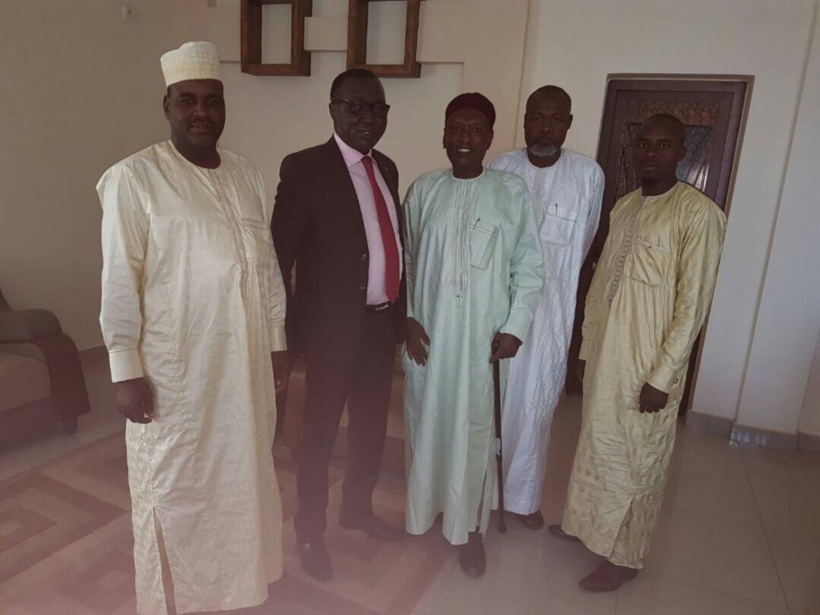 Le conseil national des pétroliers avec le ministre du pétrole, Béchir Madet. Alwihda Info