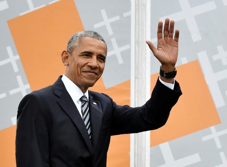 L'ex-président américain Barack Obama à Berlin le 25 mai 2017 / © AFP/Archives / John MACDOUGALL