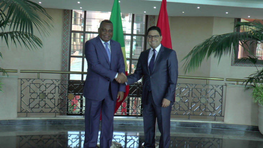 Jean Claude Gakosso et Nasser Bourita