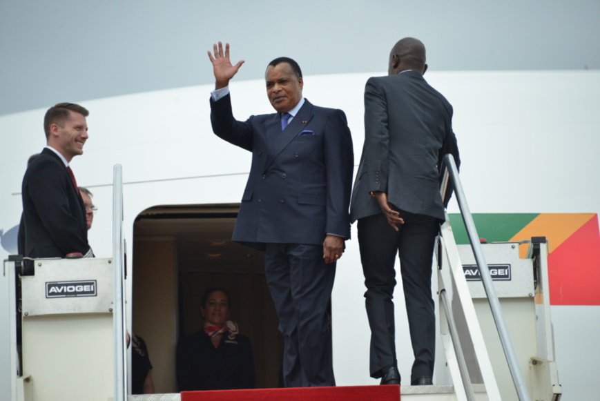 Départ de Denis Sassou N'Guesso pour New-York Départ de Denis Sassou N'Guesso pour New-York