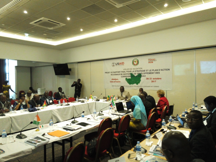 Gestion et développement des corridors Cedeao : Le rapport final de l’étude validé à Abidjan Gestion et développement des corridors Cedeao : Le rapport final de l’étude validé à Abidjan