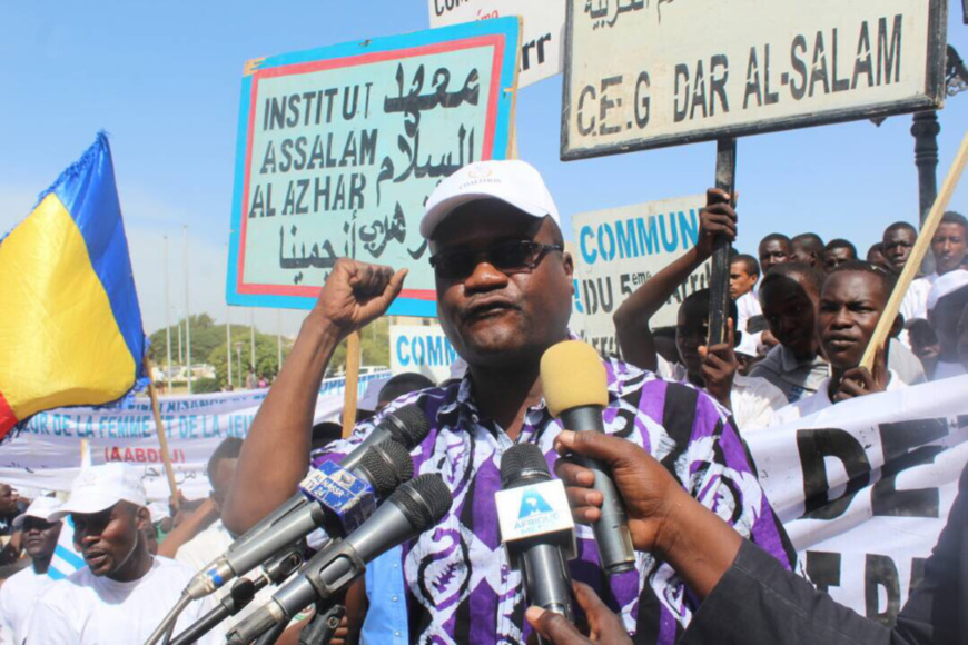 Le président de la Coalition Touche Pas À Mes Acquis, Mahamat Digadimbaye. Alwihda Info