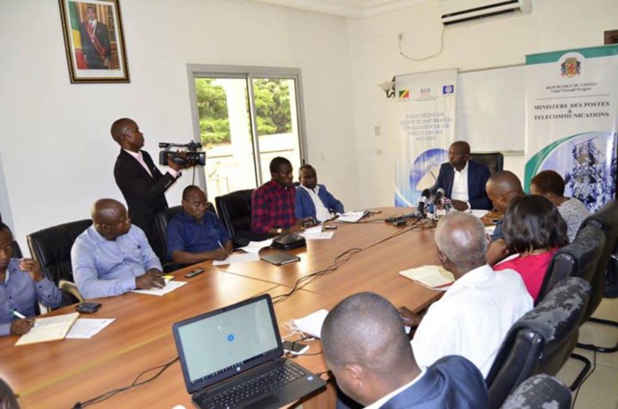 Une vue de la conférence de presse