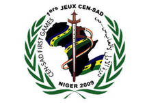 Le logo de la 1ère édition des jeux de la Cen-Sad à Niamey au Niger.