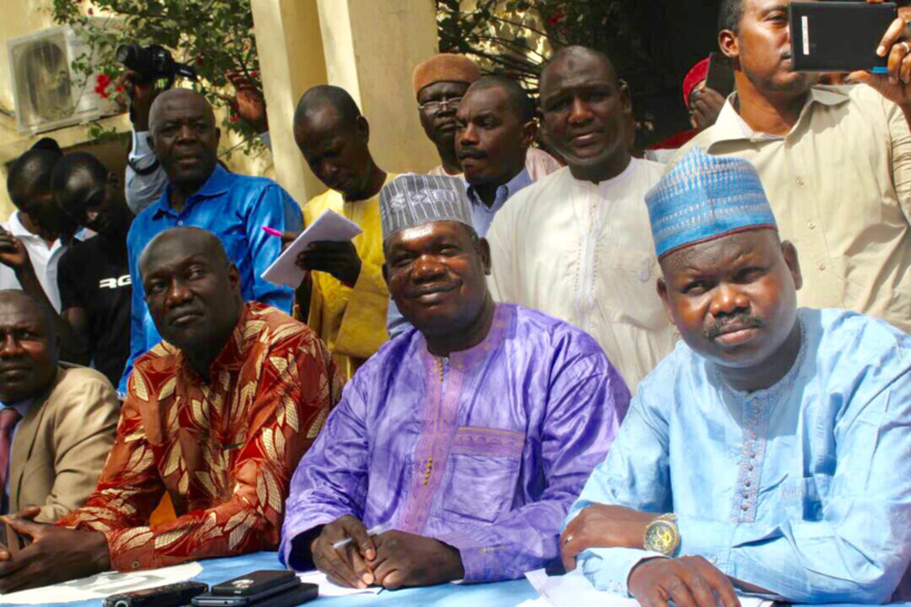 Les responsables de la plateforme syndicale revendicative. Alwihda Info Les responsables de la plateforme syndicale revendicative. Alwihda Info