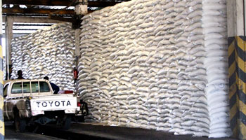 À Banda, un atelier mécanique de la CST. © Abdel Nasser Garboa/JA