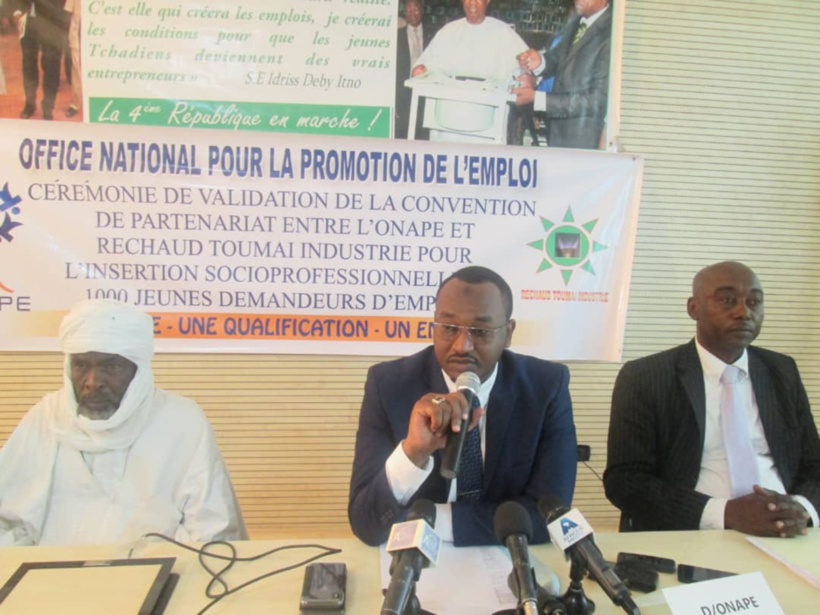 Tchad : Signature d’une convention entre l’ONAPE et l’Industrie Réchaud Toumai pour la création de 1000 emplois