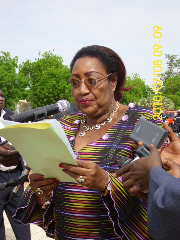 Mme Mbaïlemdana Fatimé Marie-Thérèse, maire de la Ville de N'Djamena.