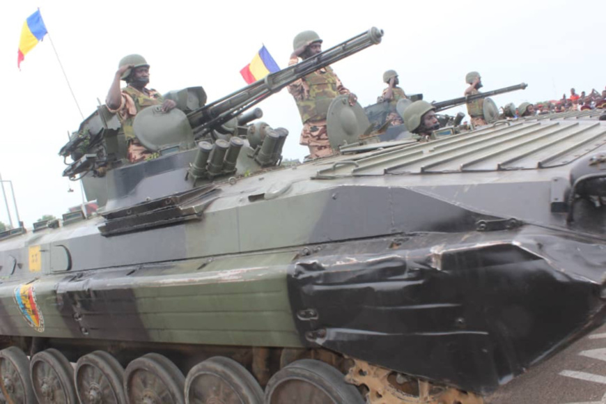 Un véhicule blindé de l'armée tchadienne. © Alwihda Info Un véhicule blindé de l'armée tchadienne. © Alwihda Info
