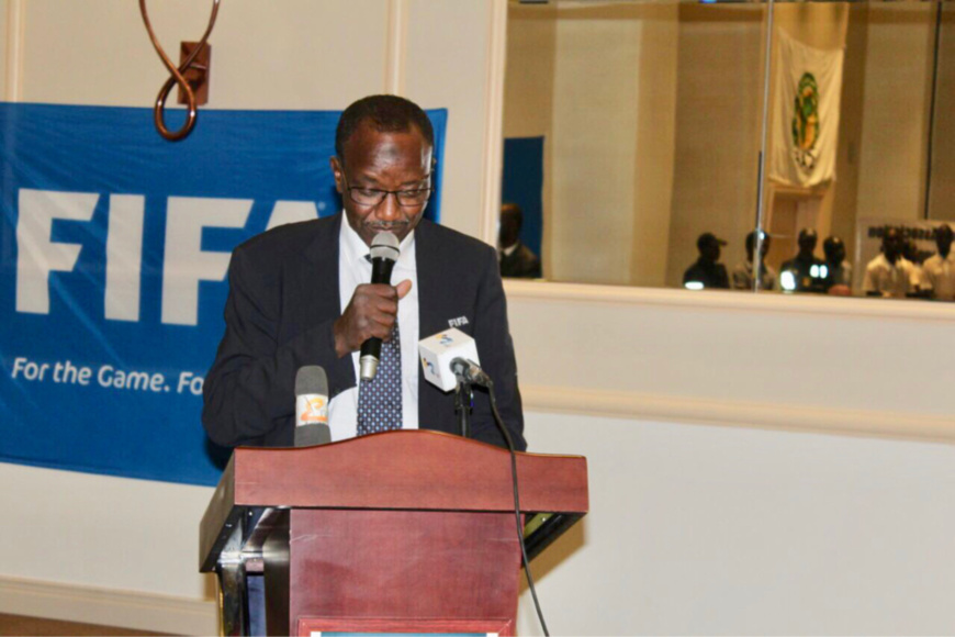 Le président de la fédération tchadienne de football, Mouctar Mamoud. © Alwihda Info
