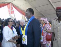 Le Président Idriss Déby lors des festivités du Cinquantenaire. Photo Alwihda.