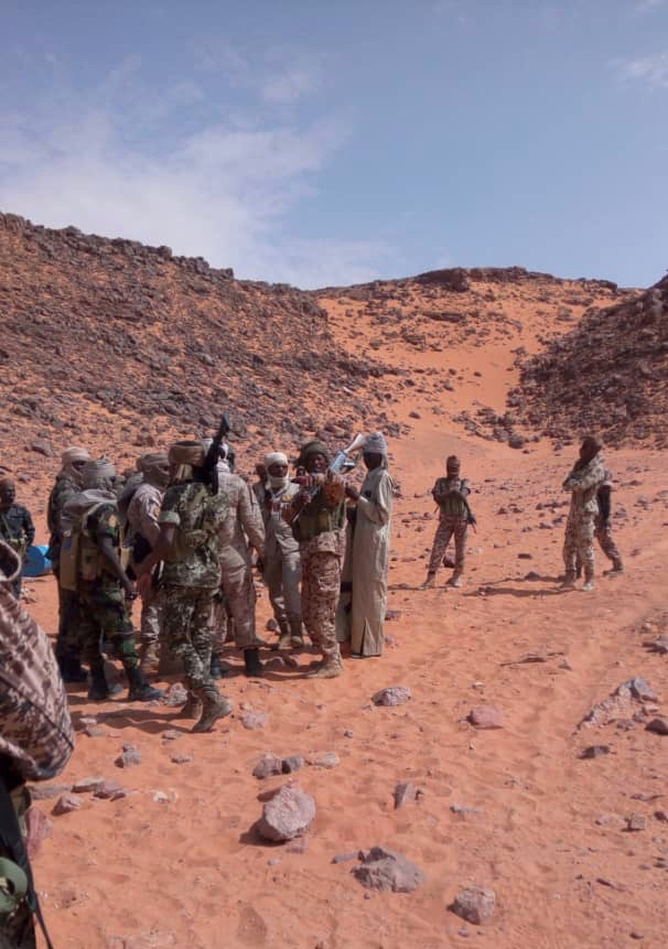 Des militaires tchadiens lors d'une opération au Tibesti. © Alwihda Info